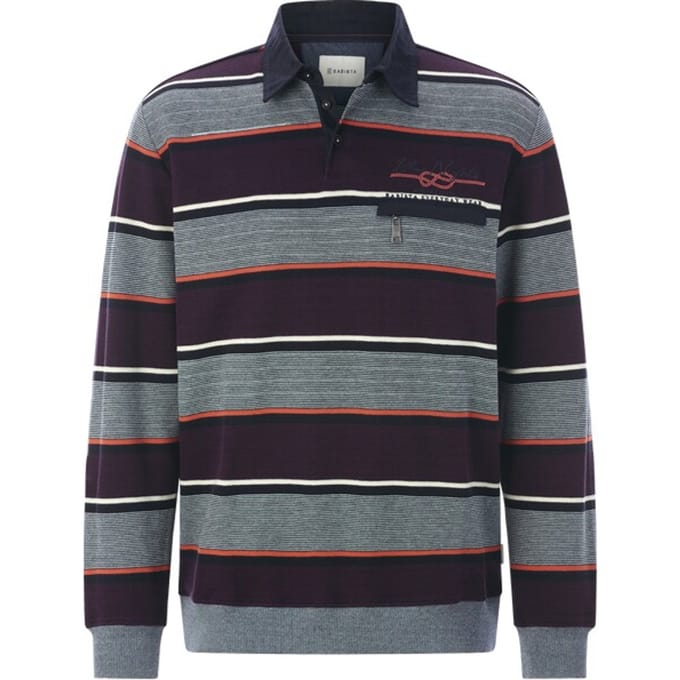 Babista herren Sweatshirt - 44/46 - donkerblauw - Plus Size