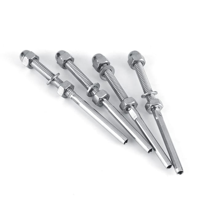 10 stuks RVS Draadspanner Studeinden voor 1 8 Kabelleuning Systeem