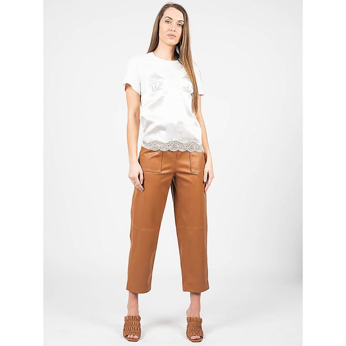 Pinko T-shirt Rex Vrouw Wit