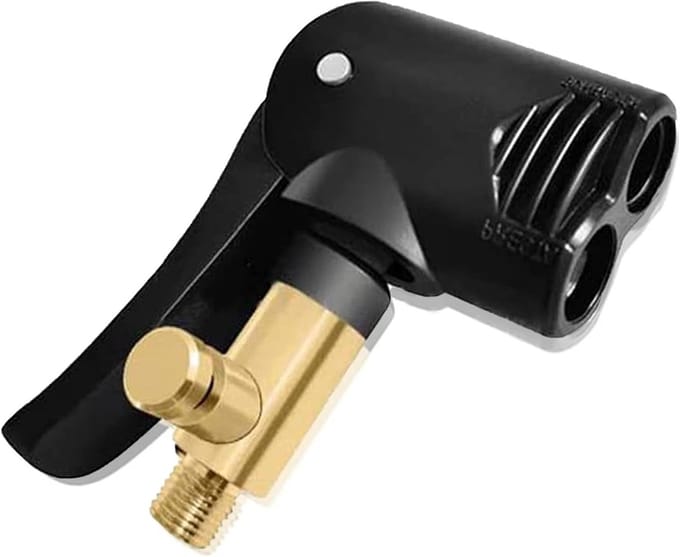 Dubbele kop adapter voor fietspomp, ventielconnector, fietspomp accessoires en slangadapter voor fietsen