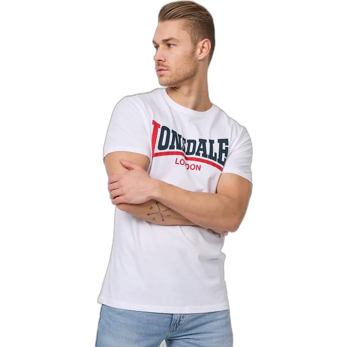 Lonsdale T-Shirt Tweekleurig T-Shirt regular fit