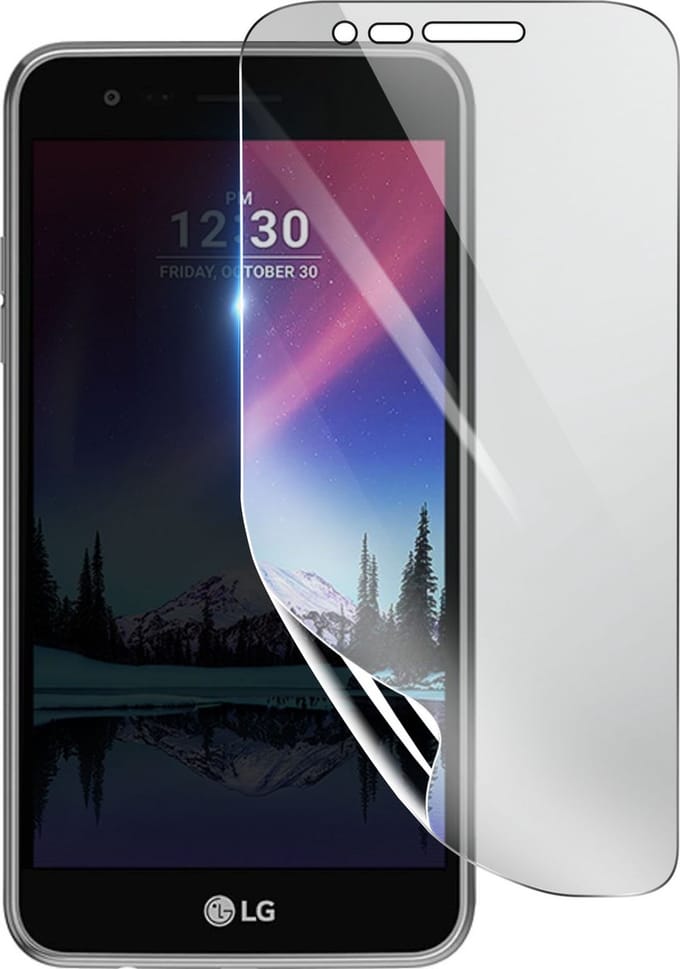 3mk, Geschikt voor LG K4 (2017), Schokbestendige Hydrogel Screenprotector, Transparant