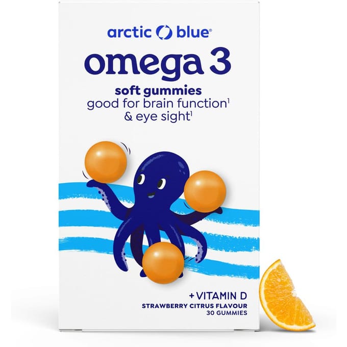 Arctic Blue Omega-3 Gummies DHA + EPA met Vitamine D3 30 Gummibeertjes