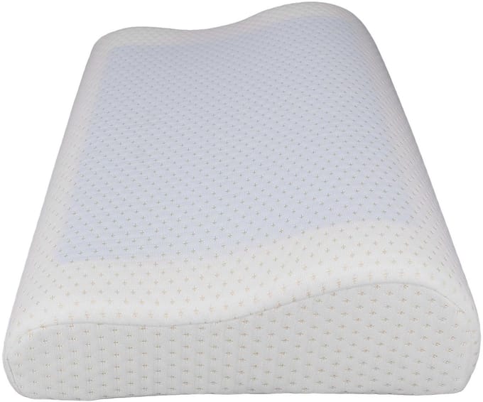 Allecto - Neksteunkussen - Ergonomisch - Koelgel - Memory Foam - Voor Thuis en Schoonheidssalon - 48 x 30 x 10 cm