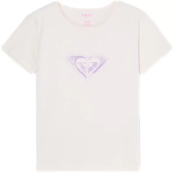 Roxy Lilyregular Nig T-shirt Met Korte Mouwen Wit 16 Years Meisje