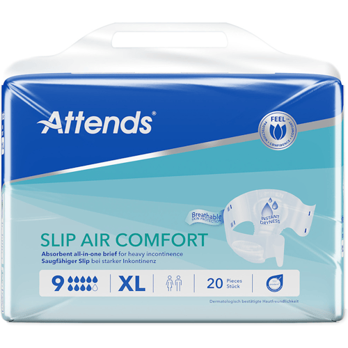 Attends Slip Air Comfort 9 XL - 3 paquets de 20 protections