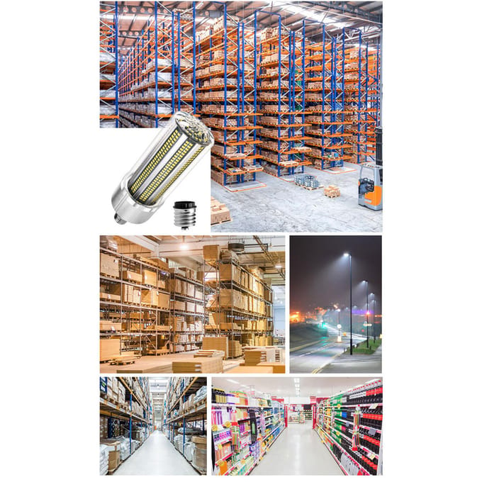 LED-maïslamp E26 E27-fitting LED-maïslamp Maïslamp voor binnen en buiten 100W&3000K