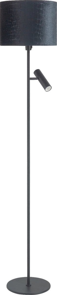 Highlight Vloerlamp Trend Zwart 2 lichts incl. Kap