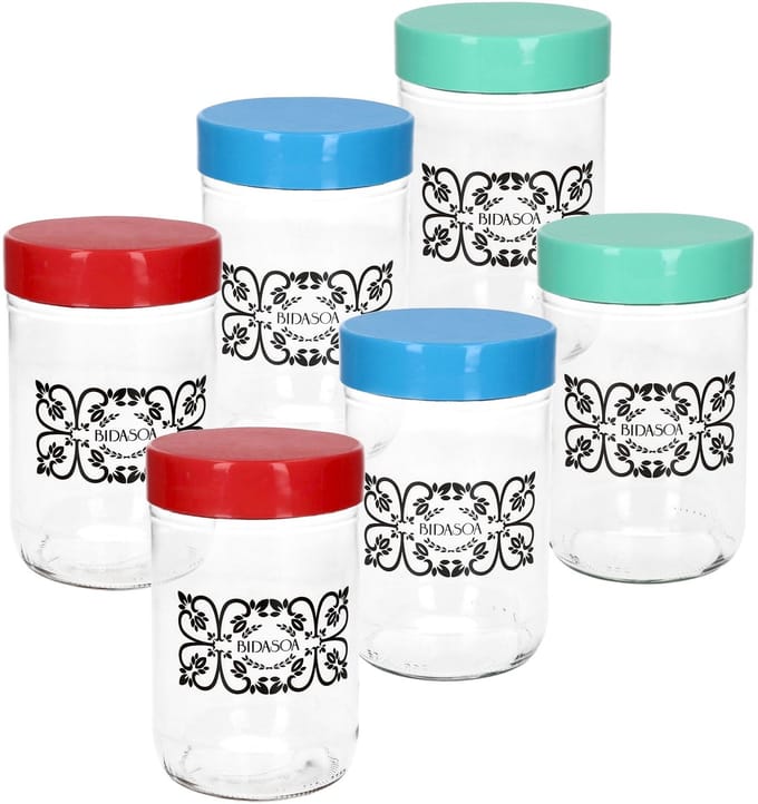 Set van 6 voorraadpotten Ida 660ml 24868