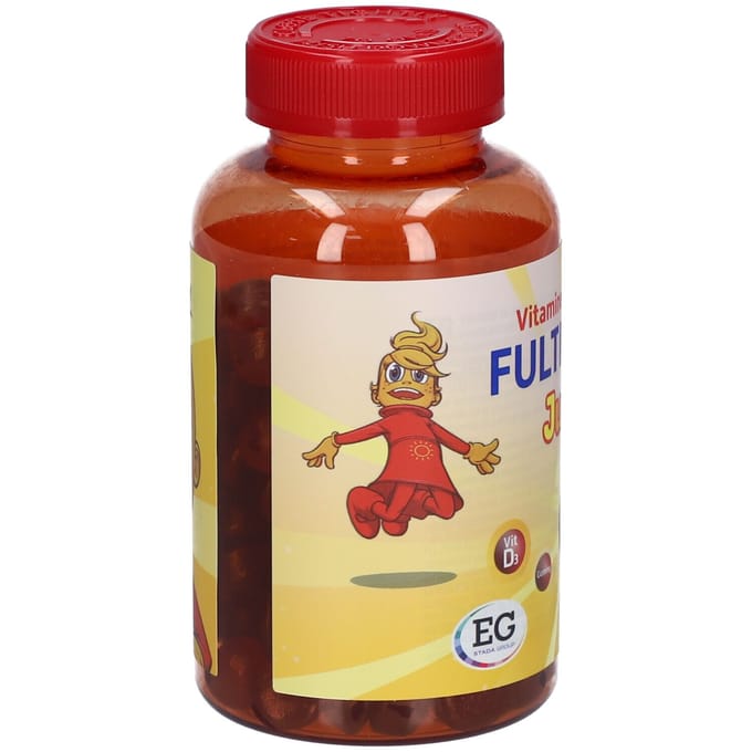 Fultium Junior | Vitamine D3 Immuunsysteem & Behoud van Sterke Botten 120 Fruitgummie