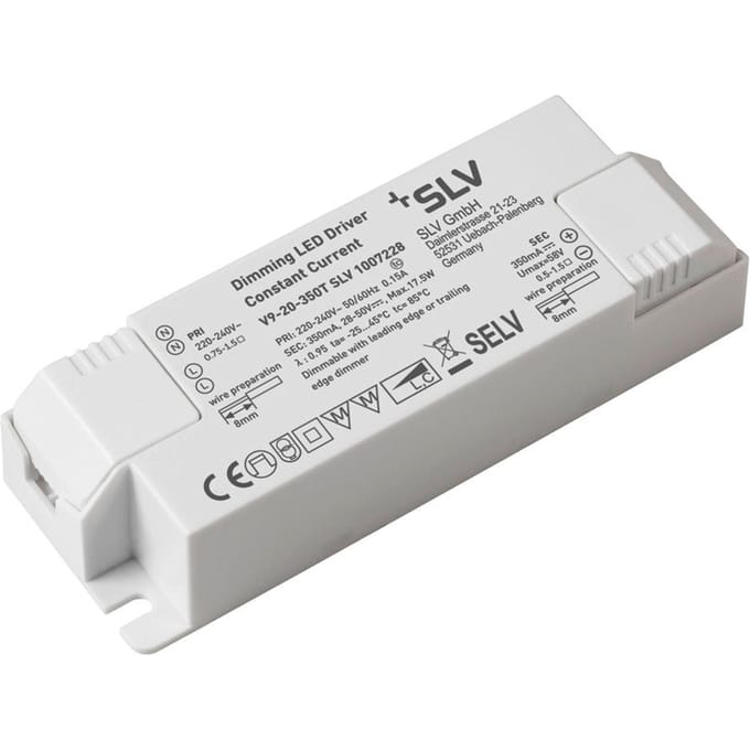 Slv Led Driver 20W 350Ma Fase Dimbaar - 1007228 - E3ZEY