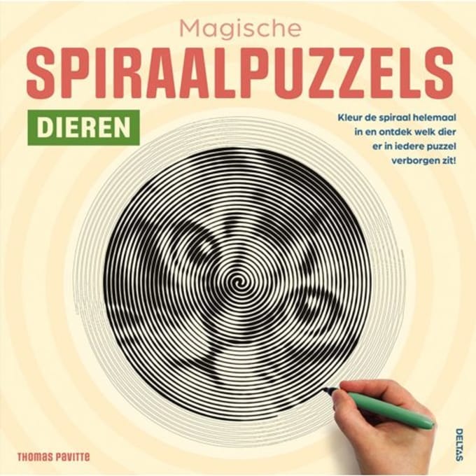Magische spiraalpuzzels - Deltas - Dieren - Logische beeld puzzels