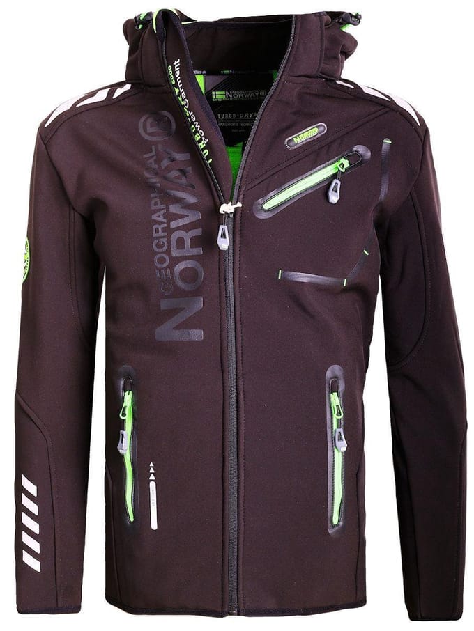 Geographical Norway Softshell Jas Heren Zwart Royaute - M
