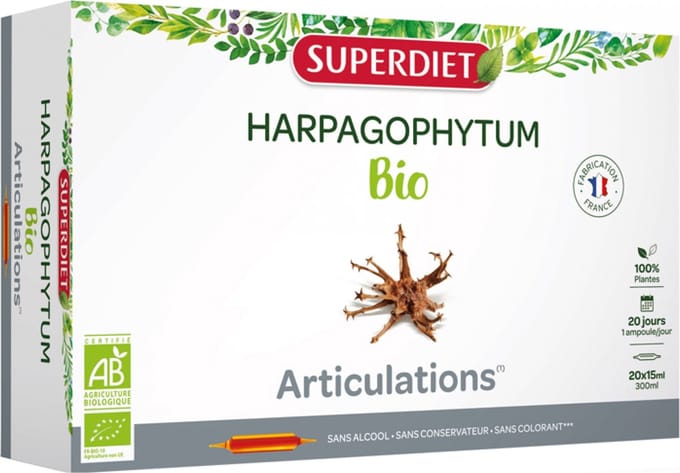 Superdiet Harpagophytum Organic 20 Ampullen