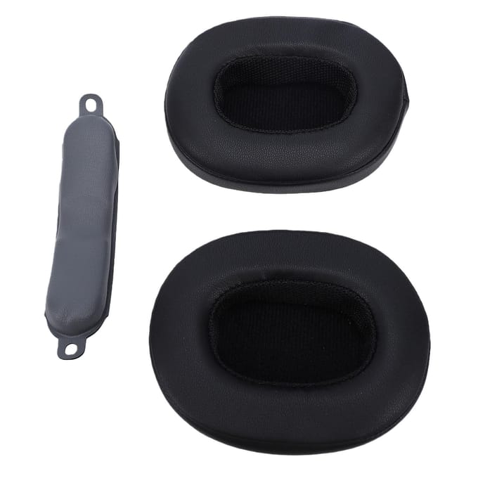 Vervangingskit voor Oorkussentjes en Hoofdband voor Skullcandy Crusher 3.0 Wireless Hesh3 Hoofdtelefoon Oorkussentjes en Hoofdband black