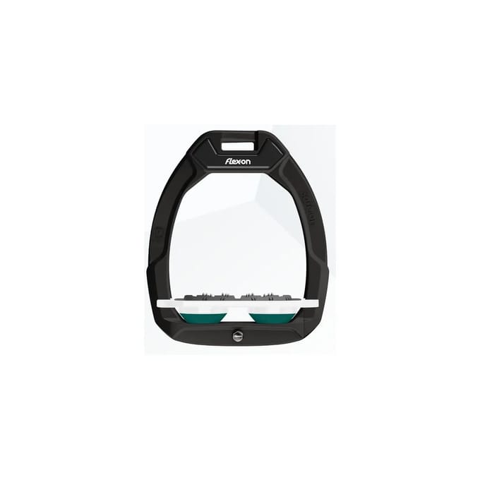 Zwarte/Witte/Groene Ultra Grip Veiligheidsstijgbeugels Flex-On Safe-On