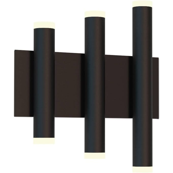 Mantra Iluminación Cala LED wandlamp, zwart, aluminium, 6 lichtpunten