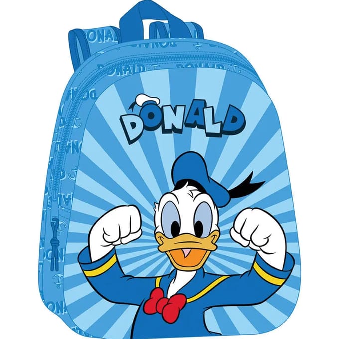 Disney Donald Duck - Peuter Rugzak - 3D Power - 33 x 27 x 10 cm - Polyester