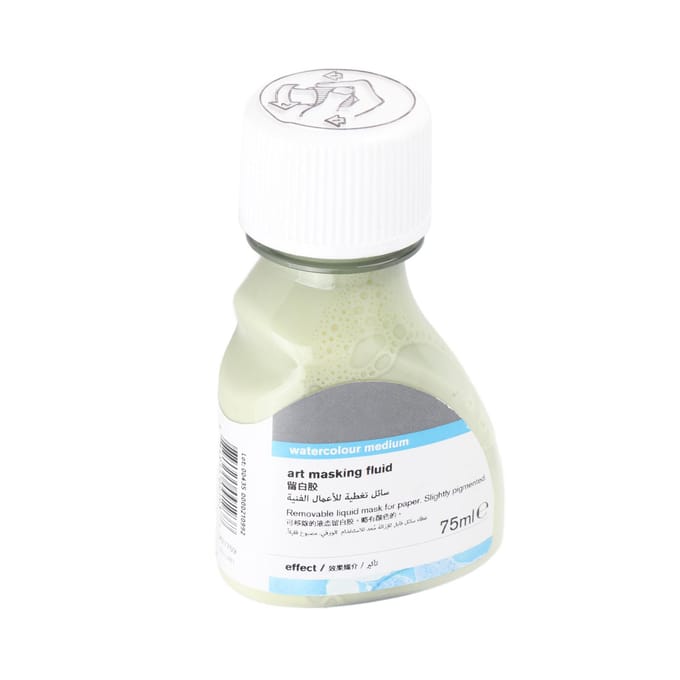 75 ml Art Masking Fluid Artist Aquarelverf Mediums Pigment Bedekkende Vloeistof white