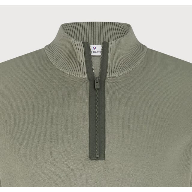Blue Industry De half-zip pullover met ribkraag |