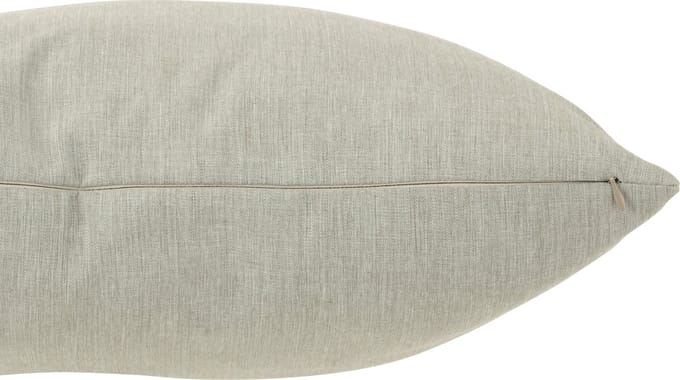 J-Line kussen Outdoor - kunststof - grijs