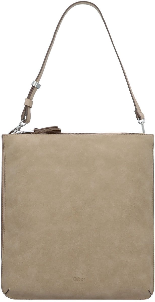 Gabor Schoudertas Kimberly Hobo Bag Taupe