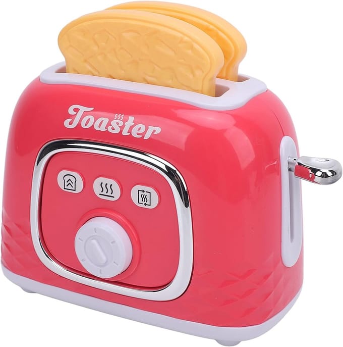 Speelgoed Broodbakmachine - Keuken Speelgoed - Kinderen Leren Spelen - Stimuleert Creativiteit - 16 x 13 x 9 cm