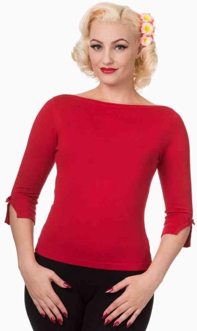 Dancing Days - ADDICTED Longsleeve top - XL - Rood