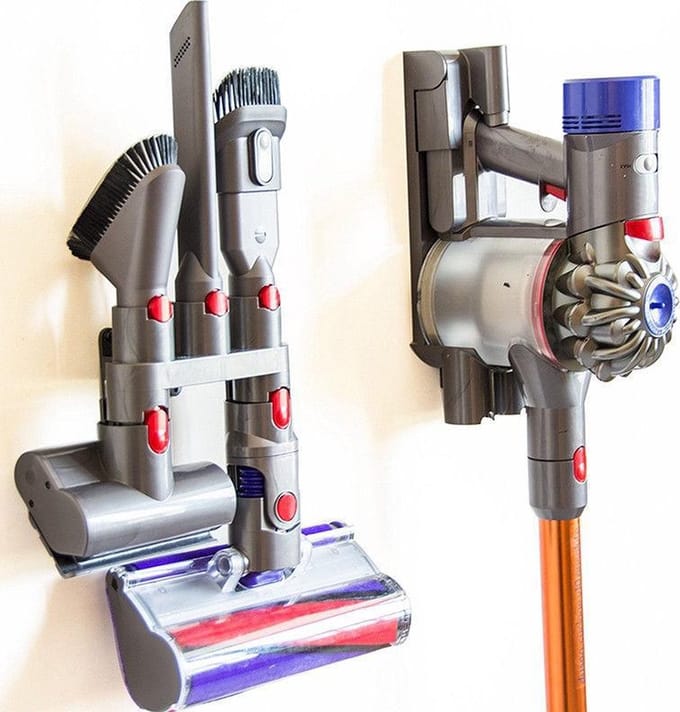 BukkitBow - Dyson Wandhouder - Dyson Muurbeugel - Ophangsysteem voor Dyson V7/V8/V10/V11