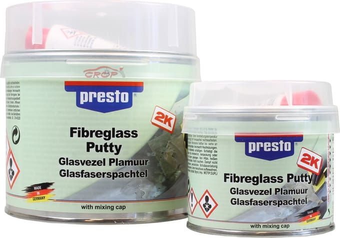PRESTO Glasvezelplamuur EXTRA met Verharder - 250 gram