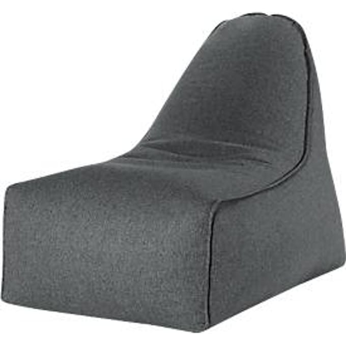 Zitzak BOOGIE WOOGIE, viltimitatie, antraciet , B 700 x D 1000 x H 800 mm