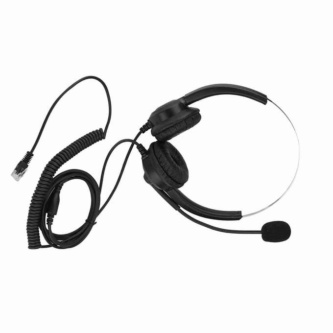 Casque d'appel à son sans perte Oreillettes rotatives à 330 degrés Casque d'appel Type 1