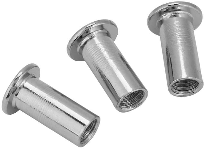 Dailygoods- Ecrou M6/M8 - Hexagonaal - Tafelmoeren - Stalen Bouten - 30 Stuks - Professionele Kwaliteit - Moeren