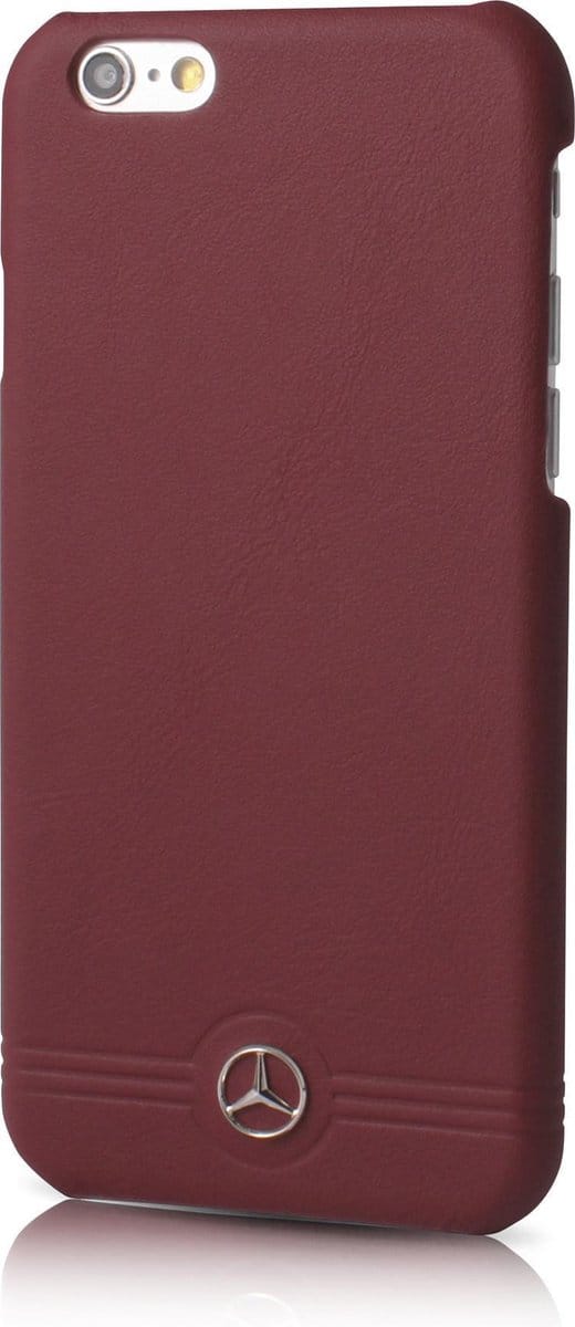 iPhone 6s/6 hoesje - Mercedes-Benz - Rood - Leer