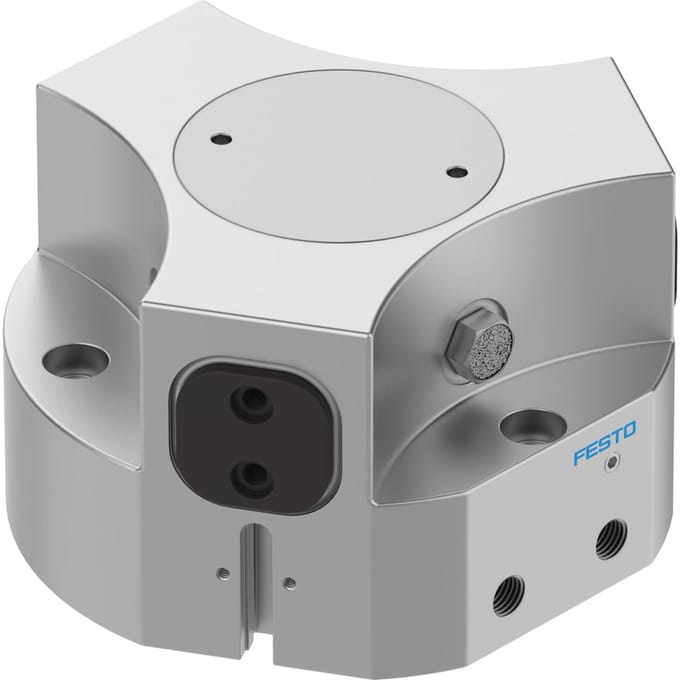 Festo Driepuntsgrijper 12mm Slag - Bouwgrootte 80 Dubbelwerkend - 1163049