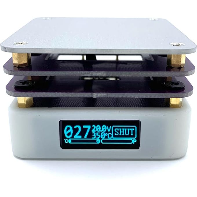 65W PD Protocol kookplaat voorverwarmer OLED-display printplaat soldeerverwarmingsplaat veelkleurig