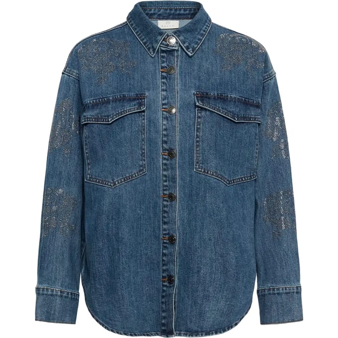 Denim Overhemd Lange Mouwen Dames KAFFE KACastelia