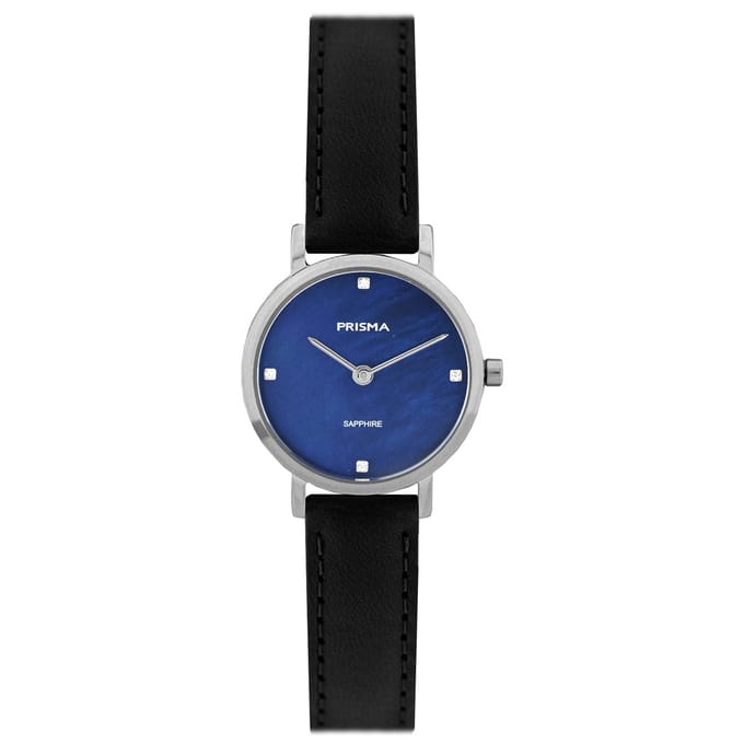 Prisma horloge P.1401 titanium parelmoer blauw 26mm 5ATM