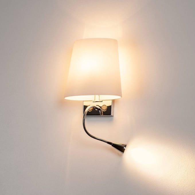 SLV Coupa wandlamp met LED leeslampje