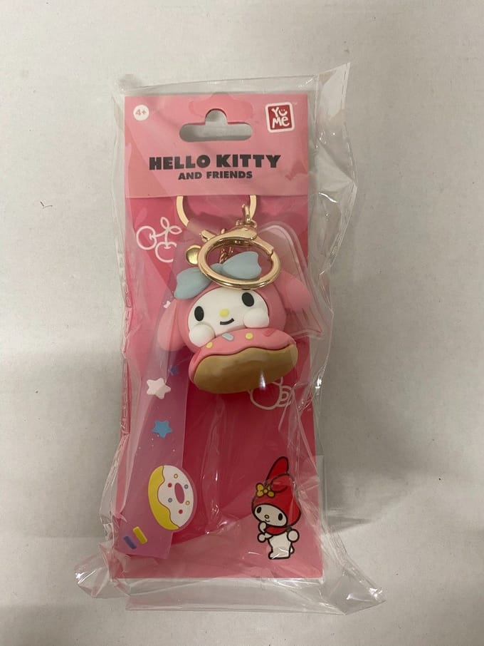 Yume Donuts Series Keychain met Hand Strap - Yume - Sanrio-My Melody Sleutelhanger