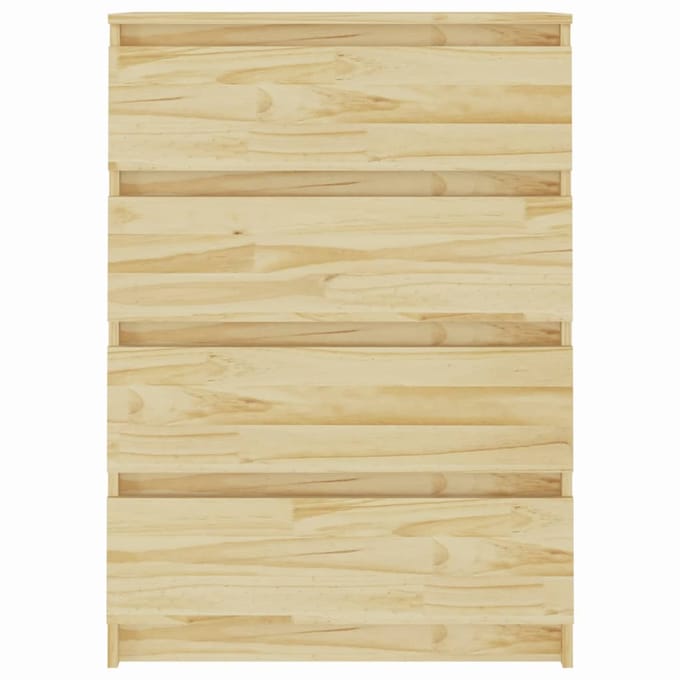 vidaXL - Bijzetkast - 60x36x84 - cm - massief - grenenhout