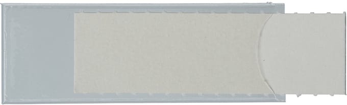 leitz zichtvenster uni-schildjes b53xh19mm wit