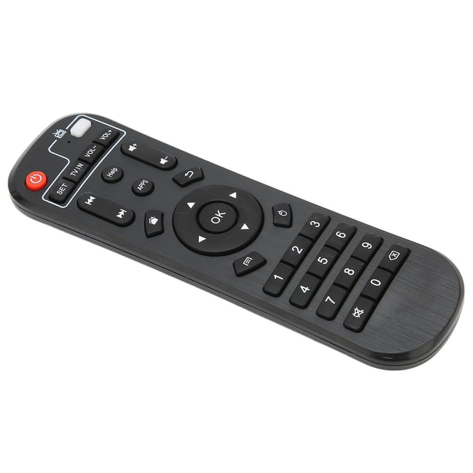 Vervangende Afstandsbediening Grote Knoppen Slijtvaste Afstandsbediening Geschikt voor H96 PRO TV gray