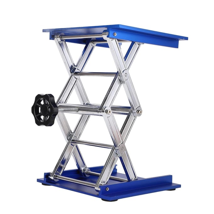 Aluminiumoxide Laboratorium Hefplatform Stand Schaarrek 200x200x340mm white