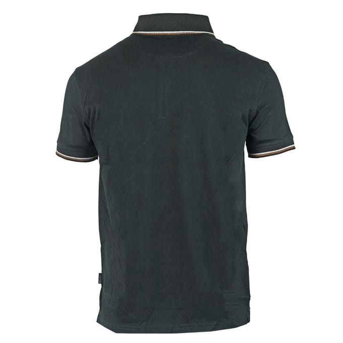 Aquascutum merklogo zwart poloshirt