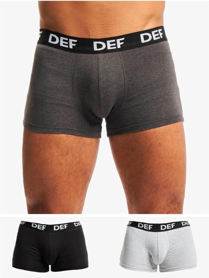 DEF - Cost Pack of 3 Boxershorts set - S - Multicolours