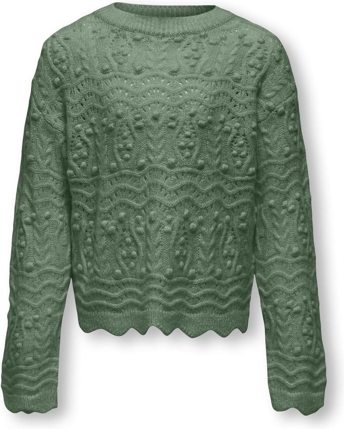 Kids trui GENOVA Hedge Green Volume Fit