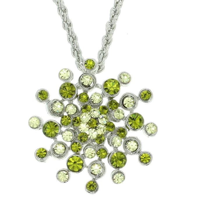 Behave ketting - Groene stenen - Nikkelvrij - Modeaccessoire