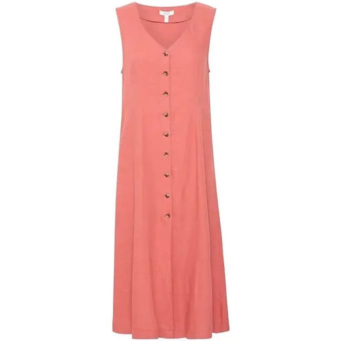b.young - BYFALAKKA BUTTON DRESS - Dames - Midi jurken