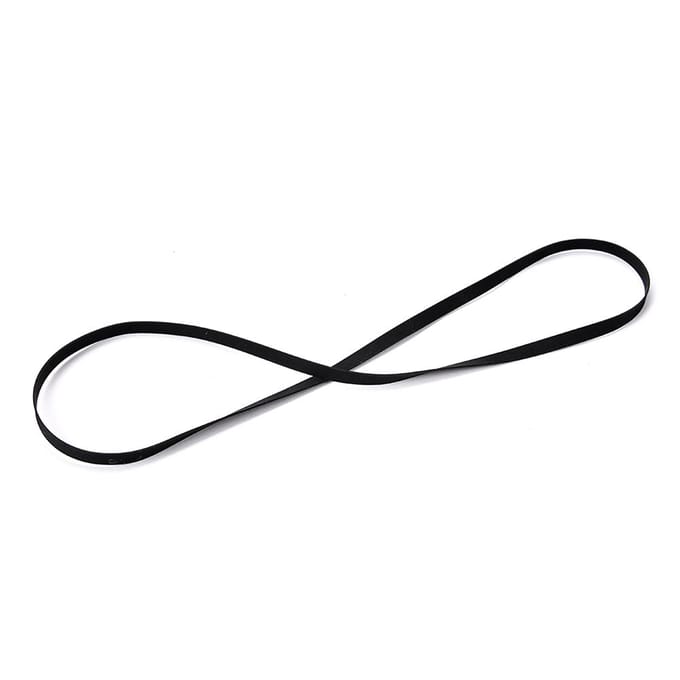 Rubberen draaitafelriem, platenspelerriem, omtrek 54 cm/21,3 inch Perimeter 40cm black